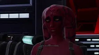Sith Warrior watches Jaesa shock Vette