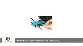 VAlinks&reg; 6 Channel External Sound Card 5.1 Surround Sound USB 2.0 External Optical S/PDIF Audio