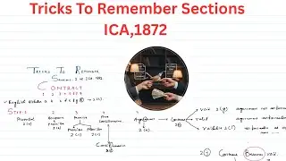 Tricks to Remember Section 2 of Indian Contract Act, 1872 |By - Ashutosh Sir.