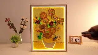 BrickBling Light Kit for LEGO Art Vincent van Gogh - Sunflowers 31215