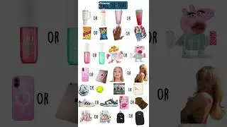 This or that!!! Part 1!!!!! #shopping #preppy #skincare #aesthetic #sephora #starbucks #makeup