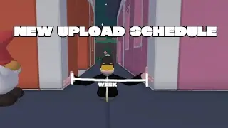 My new upload schedule