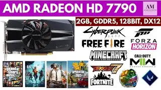 AMD RADEON HD 7790 [2GB, GDDR5, 128BIT, ] GTA5, PUBG, TEKKEN7, FORZA HORIZON, FREEFIRE, CALL OF DUTY