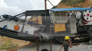 Crawler Type Mobile Jaw Crushing Plant For Gravel Crushing Production Line-Vanguard Machinery Tech