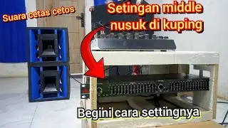 Cara setting EQUALIZER DBX 215 BUAT MIDDLE NONJOK DI TELINGA