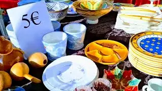Paris France🇨🇵FLEA MARKET SECOND-HAND🔥MARCHÉS aux Puces🛍Brocante🏺ANTIQUITÉS old Things🪞4KHDR Thrift📸