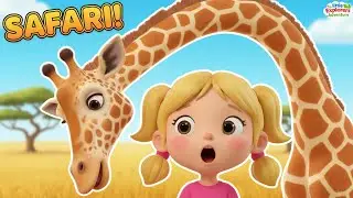 Little Explorers Ep:6 | Where Do Lions Sleep? 🌅 Jungle Safari Trip for Toddlers 🦒