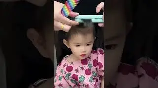 😱😍pricess Chinese baby haircut straight result 😱#doll 💕✨💇&zwj;♀️#baby #china #haircutting