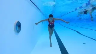 Carla Underwater - Walking Underwater