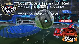 LST Red (1-3) vs Monkey 100 (3-2) | IGL Fall 2019 | 2v2 East Div 3 | Week 6