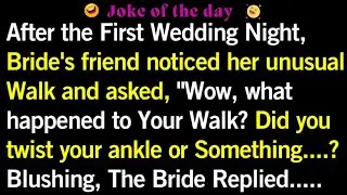😂 Newlywed Walks With a Story #loljokes  #jokes #humor