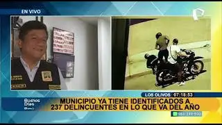 Los Olivos: municipio identifica a 237 delincuentes incluyendo menores en lo que va de a&ntilde;o