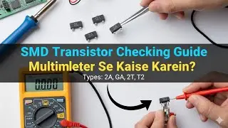 Learn how to check SMD transistor. How to check transistor