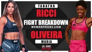 UFC Vegas 41: Tabatha Ricci vs. Maria Oliveira Predictions | Bets | DraftKings | Monkey Knife Fight
