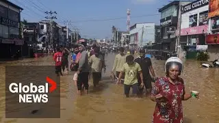 Cyclone Ditwah: Sri Lanka death toll climbs past 300 after severe flooding