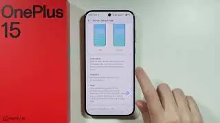 OnePlus 15: как изменить частоту обновления экрана