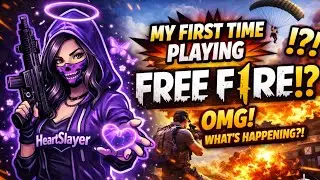 My First Video Playing Free Fire 🔥 |Did I survive First Match🤧😱