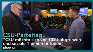 CSU-Parteitag: Vorschau mit Sara Sievert (table.media)  und Alexander Kain (Mediengruppe Bayern)