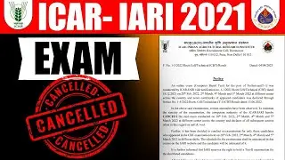 ICAR IARI EXAM CANCELLED | ICAR EXAM CANCELLED | IARI RE EXAM ADMIT CARD 2023 | SSC WALLAH