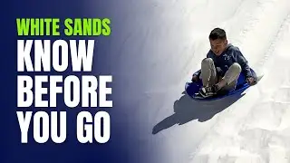 White Sands National Park Sledding and Snowboarding Guide | Everything You Need to Know