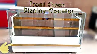 FRONT OPEN GLASS DISPLAY || ATTACH GOLDEN SHEET || PRESENTED BY- THE TECHNO INDIAN