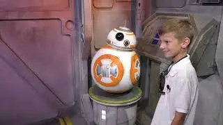 Meeting BB-8 from Star Wars at Hollywood Studios, 4K Video, July 2022