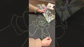 Chalk Pastel Succulent Drawing Demo.
