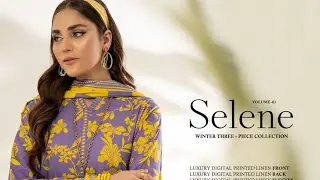 💯 % Original Selene By Gull Jee Digital  Print Linen 3 PieceVolume 1 🔥 #gulljee