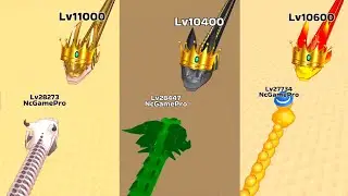 Snake clash!. io Noob Vs Pro Vs Hacker Epic Snake Clash.io Gameplay Max level 10400-11000