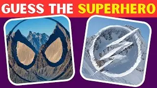 Guess the Hidden Superhero by ILLUSION | Marvel & DC Superheroes | Quiz World #quiz #guessthe