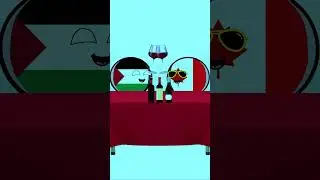 Israel surprise  #countryballs #palestine #france #uk #portugal #canada #israel