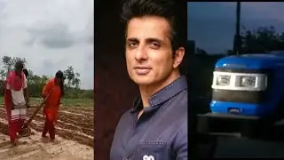 Actor Sonu Sood Provides a Tractor to the Two Girls Who Were Seen in a Viral Video Ploughing a Farm