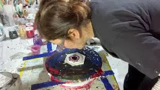 #16 How to Make Coasters - Acrylic Bloom on Tile