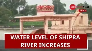 Ujjain: Water level of Shipra River increases due to continuous rain