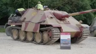 tankfest 2017 jadgpanther engine running purr 4k 60p