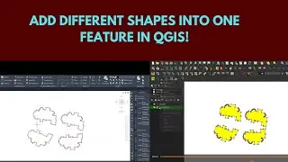 How to Merge Multiple Polygons (Shapes) into One Feature in QGIS.