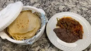 A MIGUEL SE LE ANTOJO CARNE A LA MEXICANA 🍽️😁
