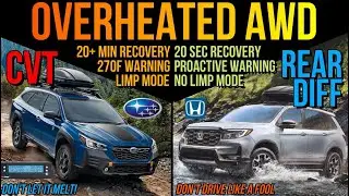 OVERHEATED AWD.  know the difference. make them last!