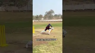 Front foot defence in cricket for the beginners!😳#cricket #cricketshorts #cricketpractice ￼
