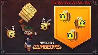 Minecraft Dungeons A, B, Bee, Bee, Bee, Bee, Bee Achievement!