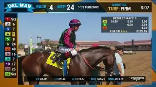Ward n' Jerry wins Race 3 at Del Mar 08/28/19