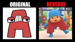 Pocoyo Reverse Alphabet Lore (A-Z) - Alphabet Lore Meme Animation | TD Rainbow