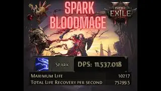 Indestructible 11M DPS BloodmageSpark 1 Button Screenwide Clear Crazy BOSS DMG 10K Life FINAL Update