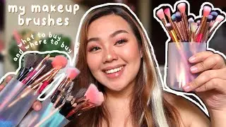 makeup brushes 101 ✧･ﾟ: *  | affordable makeup brush sets + how to use them ♡ beginner friendly!!