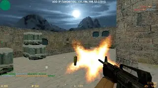 Counter Strike 1.6 ( Gameplay 187 - Steam ) de_Dust 2 Xmas