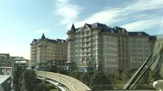 Tokyo Disney Resort Line Monorail Full Loop Ride Along front seat during the closure 2020 Disneyland