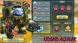 Monster Legends: AXOLMECH level 100 / NUNCA ME MATAR&Aacute;S