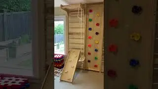 Avenlur Walnut 9-1 Swedish Ladder wall gym build. #handymanservices #diy #queenannehandyman