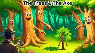 THE TREES & THE AXE | English story for kids with morals | Aesop fables in English