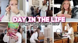 DAY IN THE LIFE VLOG // nail appt, packing orders & housework
